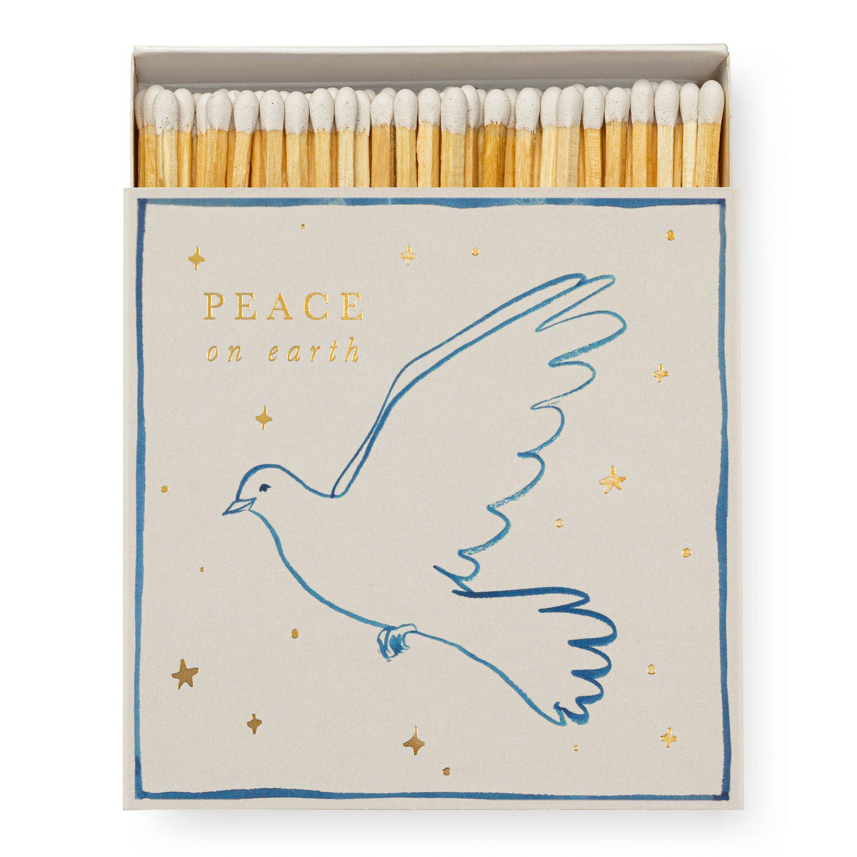 'Peace' Streichhölzer, quadratisch | Archivist