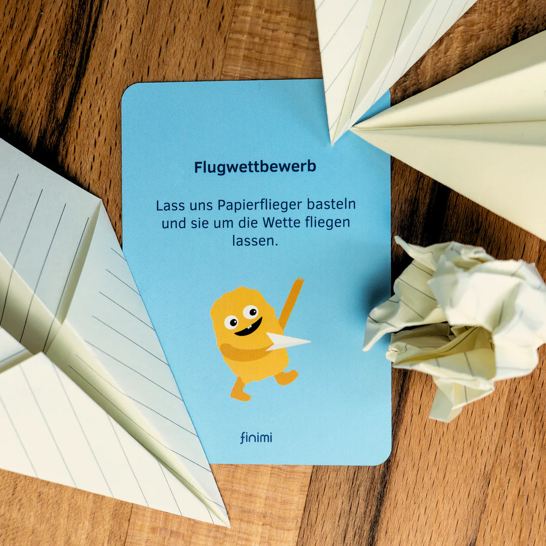 'Ask & Task' Kartenset für Kinder | Finimi