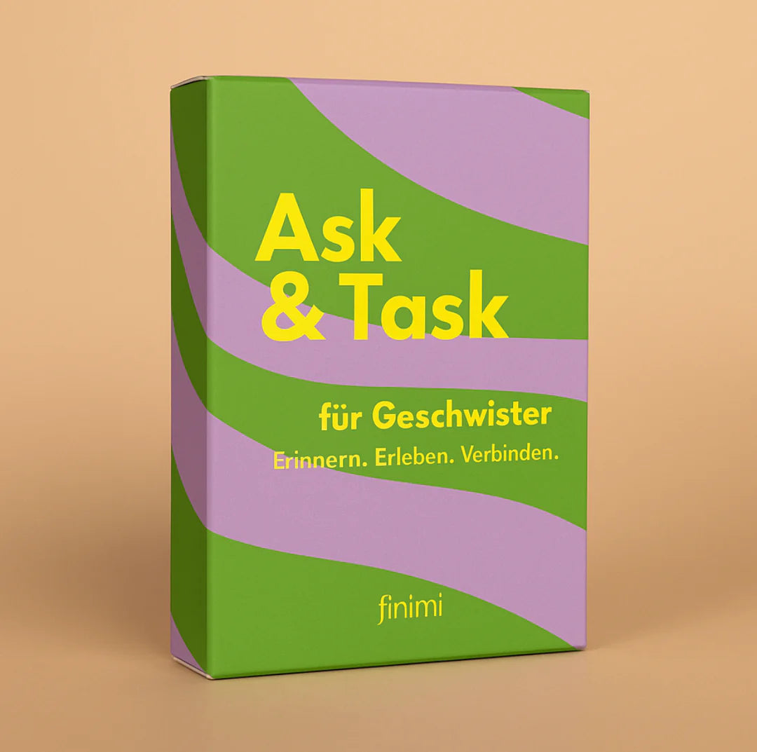 'Ask & Task' Kartenset für Geschwister' Edition | Finimi