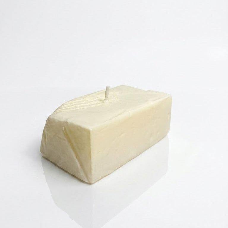 Kerze in Butterform, handgefertigt in Italien