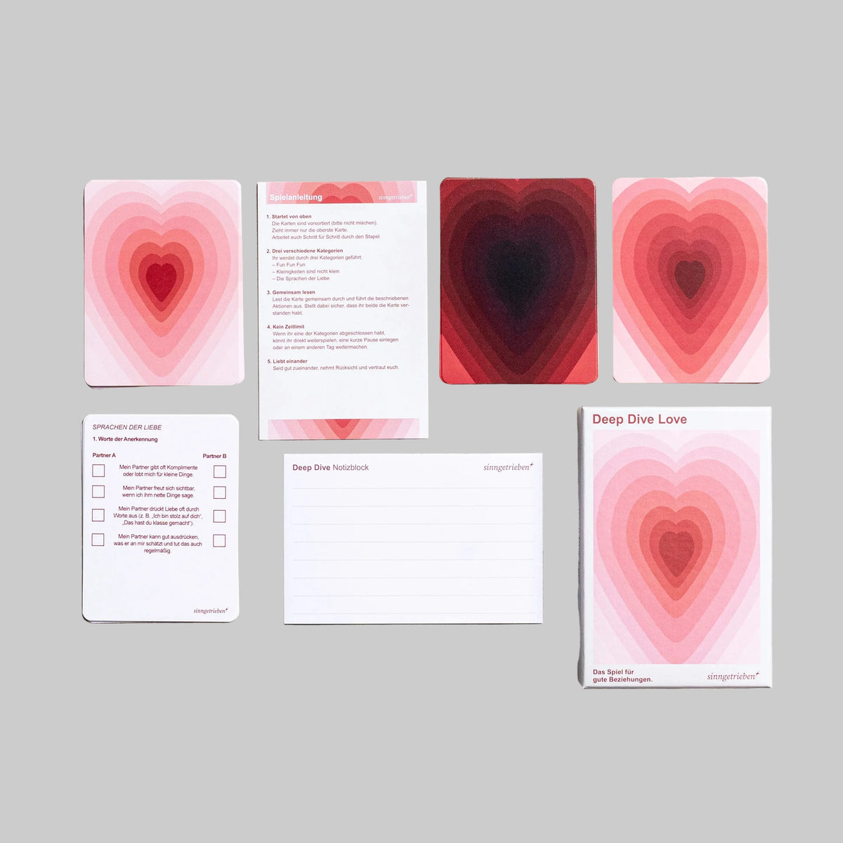 Deep Dive Love, Kartenset