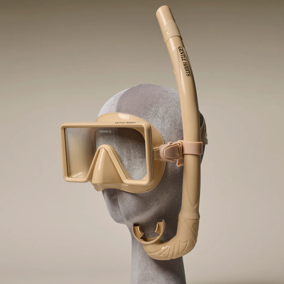 'Barbados' Taucherbrille und Schnorchel-Set, gold | Gentle Habits