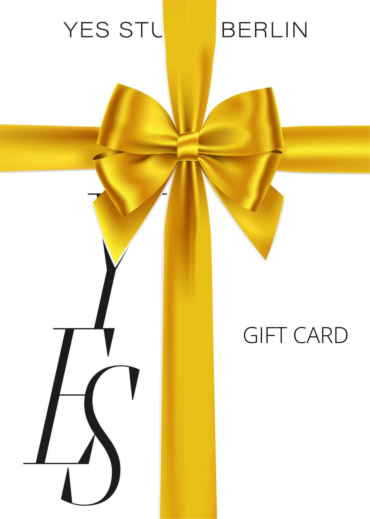 YES STUDIO Berlin Gift Card
