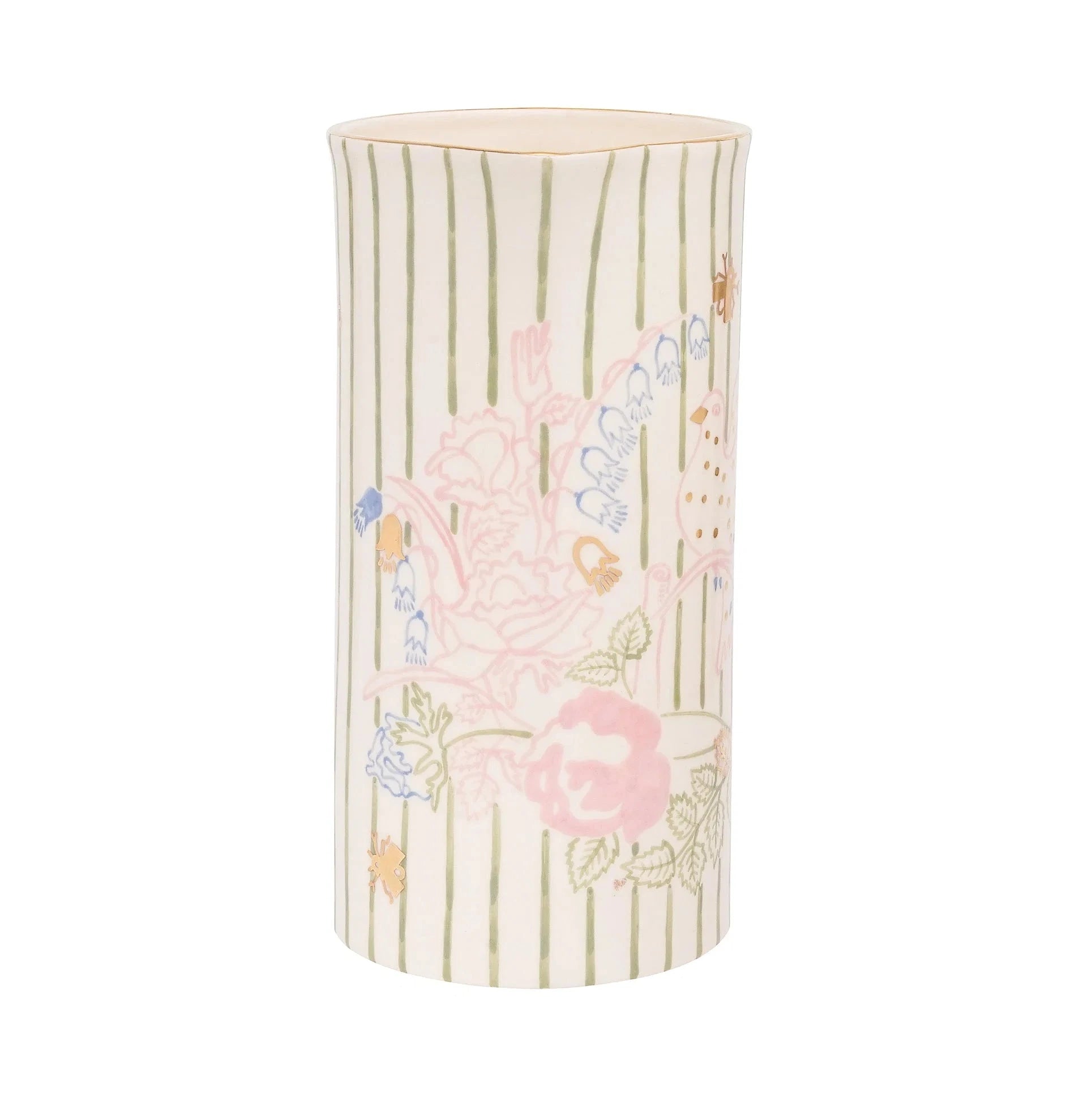 Gunia Project Grace Jug – handbemalter Keramikkrug, vergoldet, Ukraine