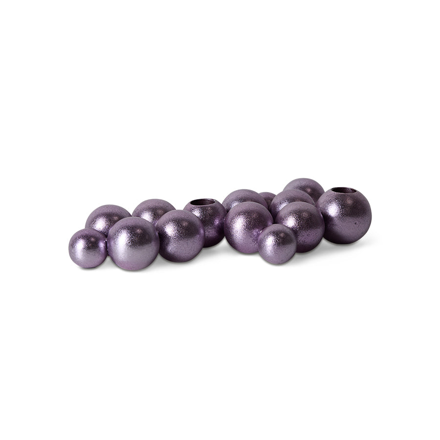 HK Living Bubble Kerzenhalter, Lila