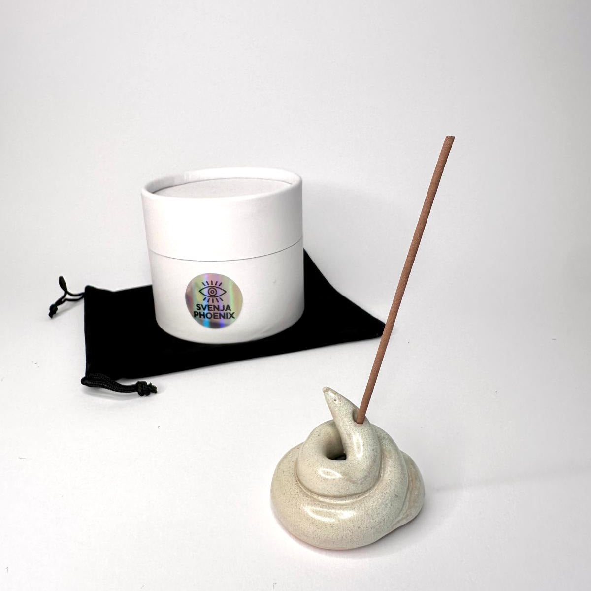 'Burn that Shit' Räucherstäbchen-Halter aus Keramik | Svenja Phoenix Altan