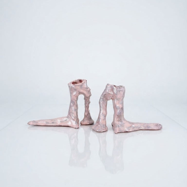 HOT LEGS High Heel Kerzenhalter, rosa | Laura Welker