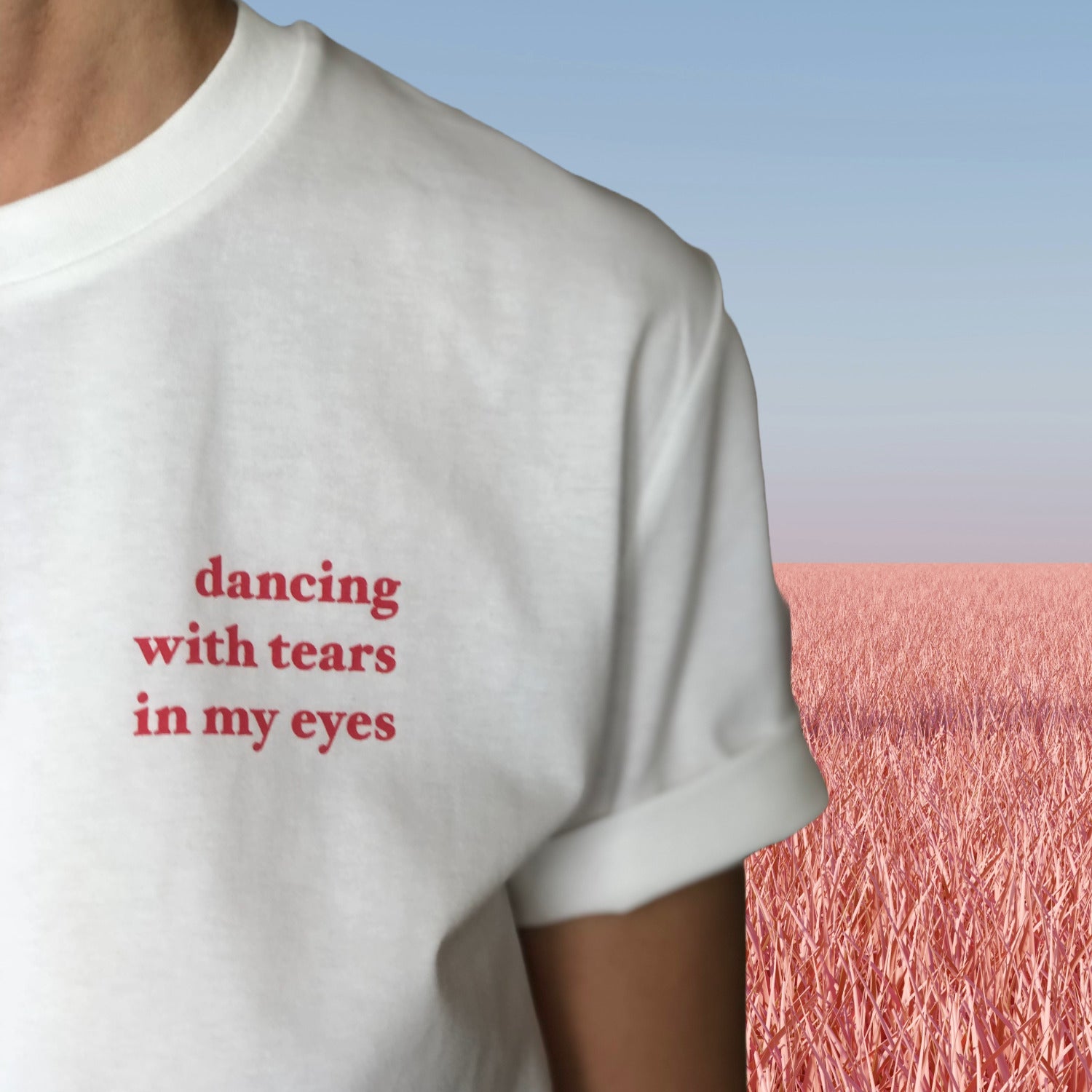 'Dancing With Tears In My Eyes' Shirt, off-white / medium fit