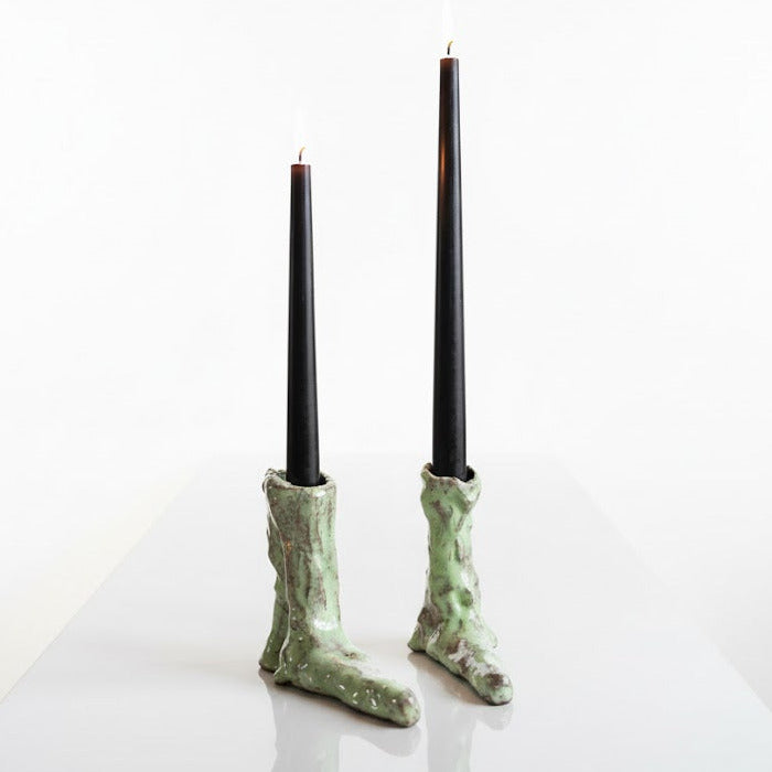 HOT LEGS High Heel Kerzenhalter, mintgrün | Laura Welker