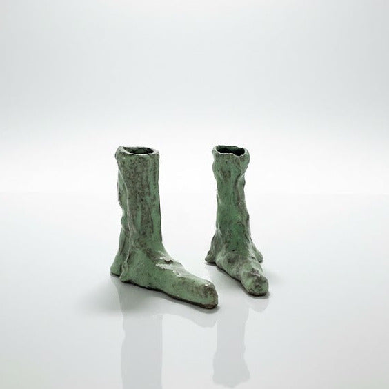 HOT LEGS High Heel Kerzenhalter, mintgrün | Laura Welker