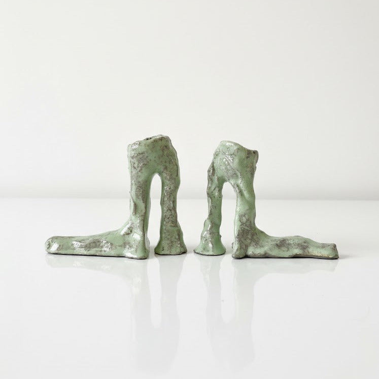 HOT LEGS High Heel Kerzenhalter, mintgrün | Laura Welker