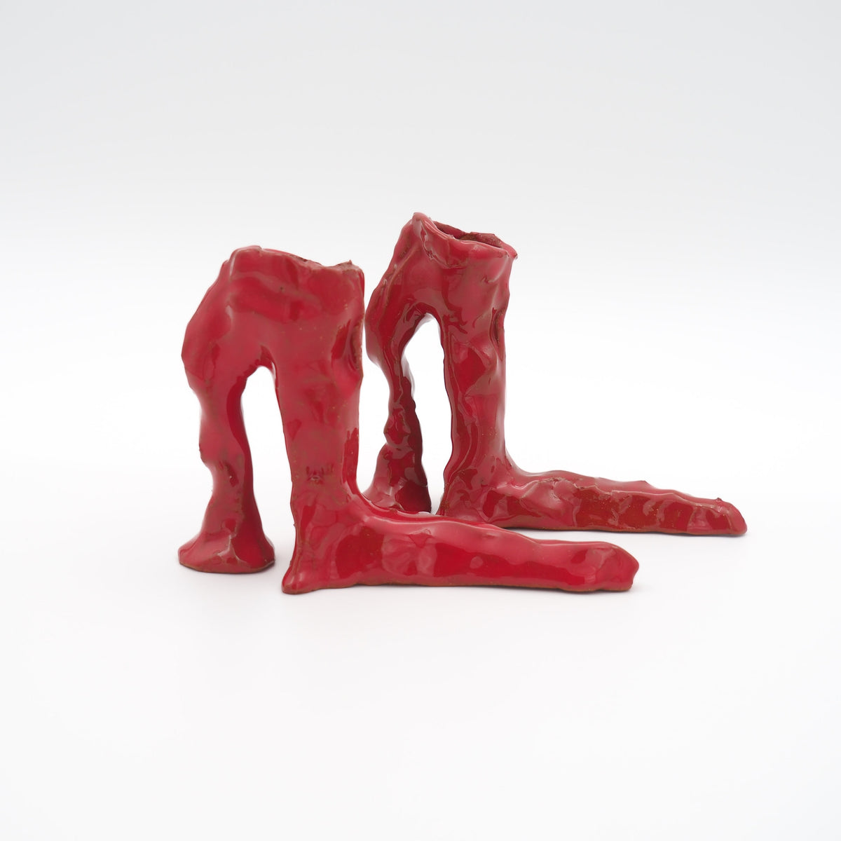 HOT LEGS High Heel Kerzenhalter, rot | Laura Welker