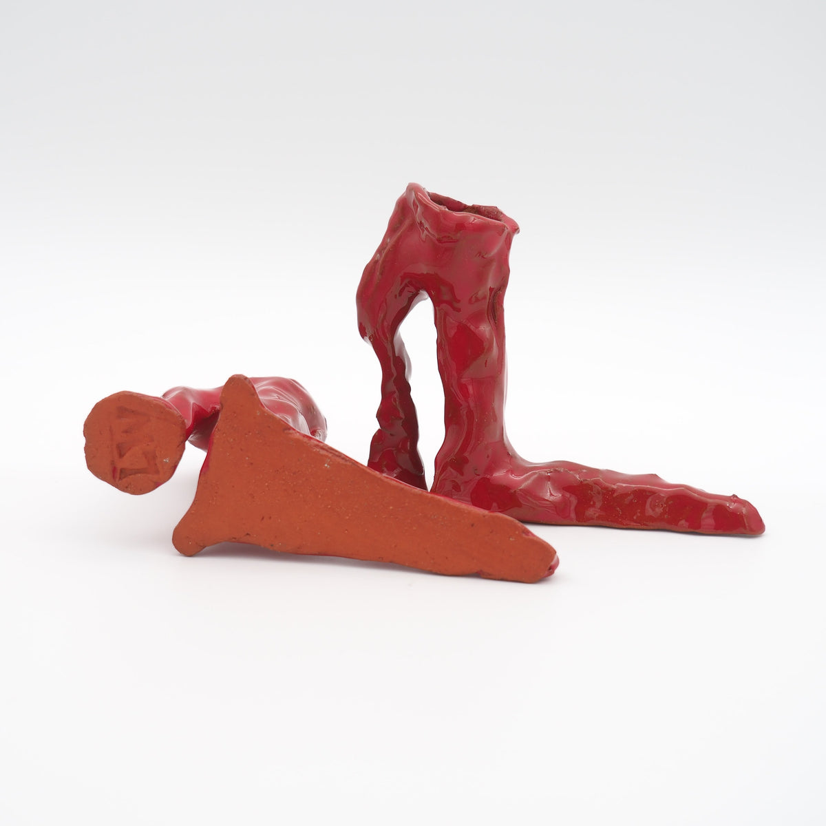 HOT LEGS High Heel Kerzenhalter, rot | Laura Welker