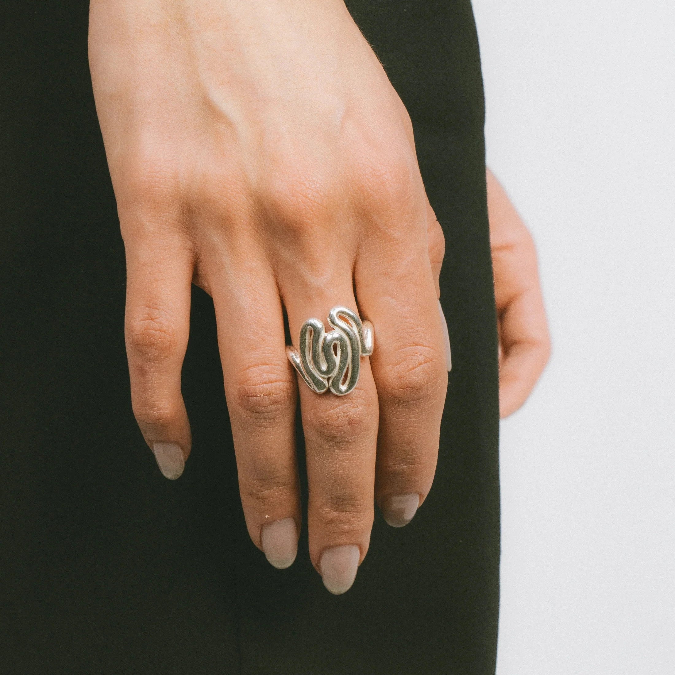Ottilia Studios 'Schlingel' Ring, 925 Silber recycelt
