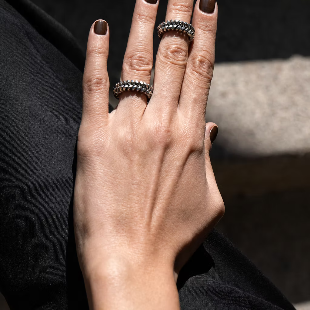 "Everyday" Ring in Edelstahl oder Messing | Asel Rakhat