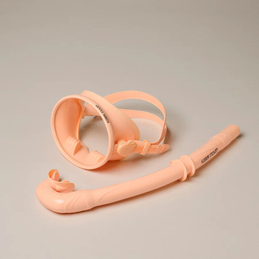 Taucherbrille und Schnorchel-Set, orange sorbet | Gentle Habits