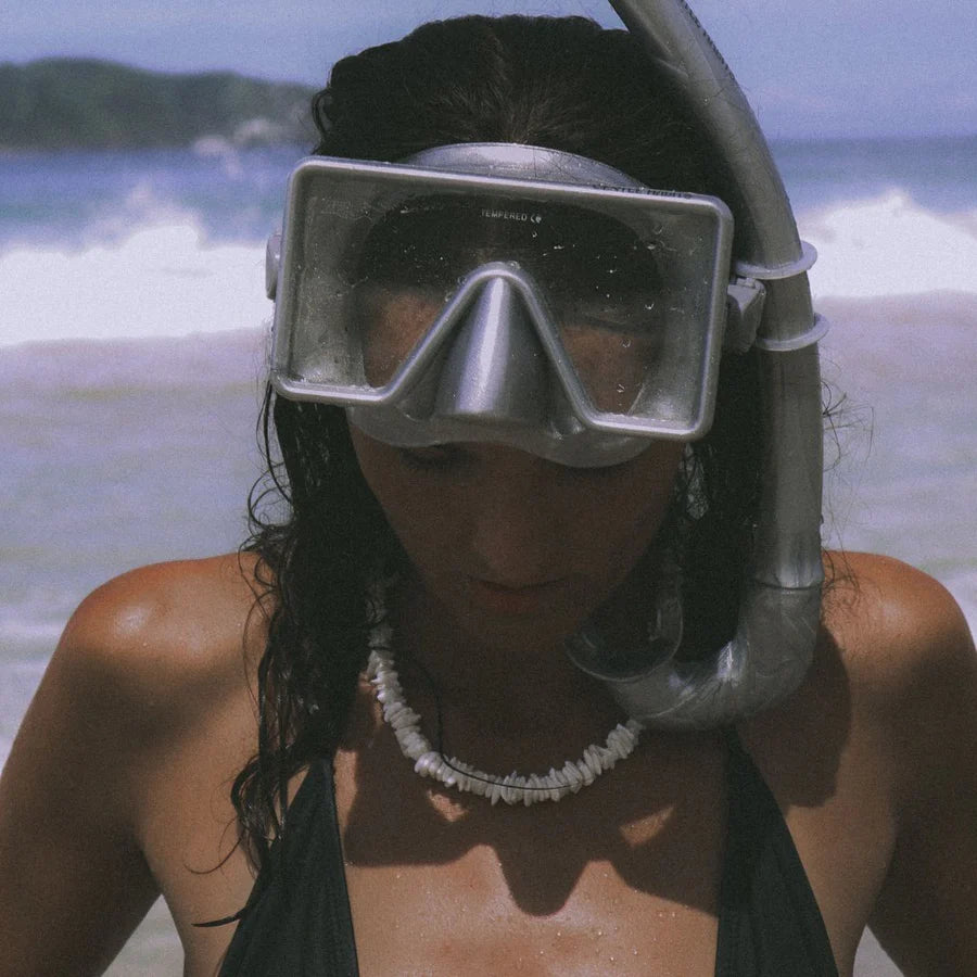 'Barbados' Taucherbrille und Schnorchel-Set, silber | Gentle Habits