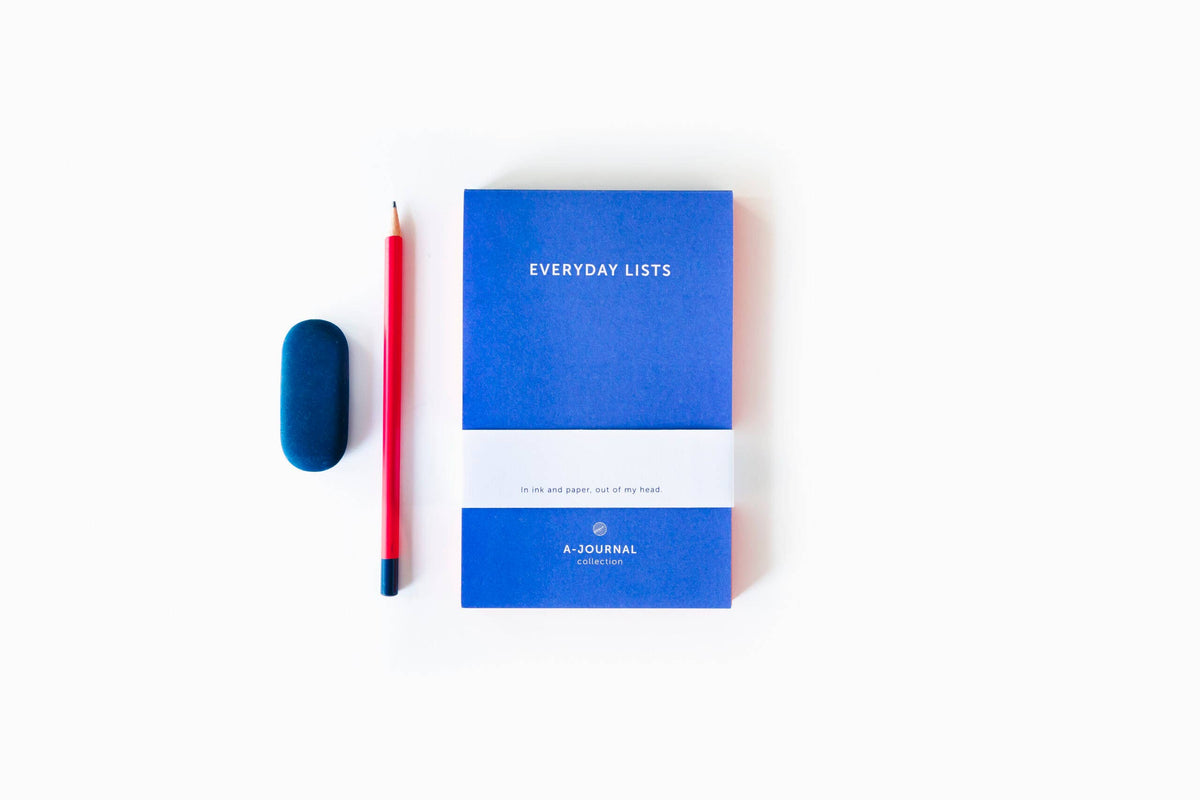 A-Journal Listbloc Notizblock, Blau