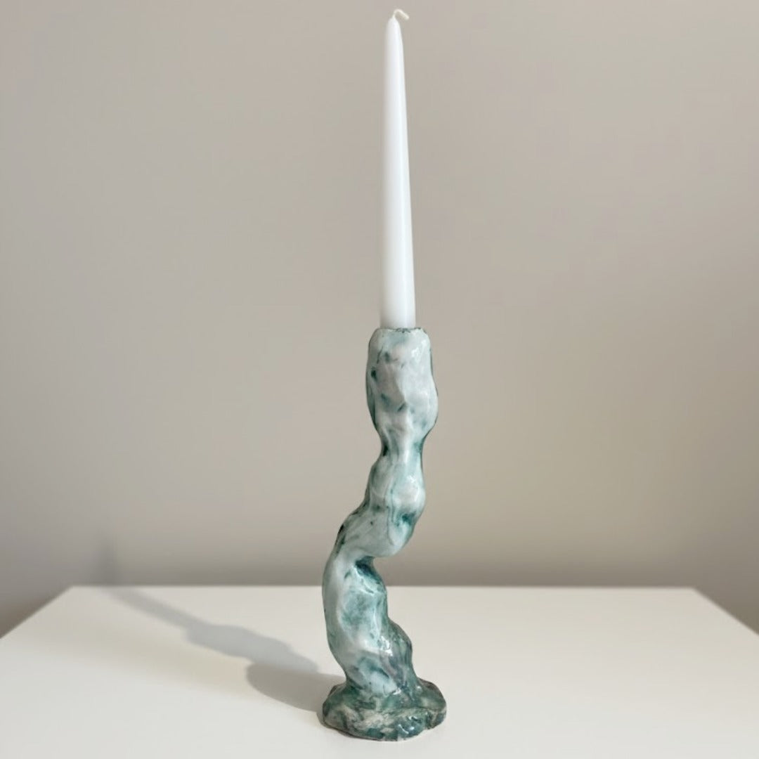 Kerzenhalter 'Snake, the small firekeeper' | Alo Ceramics