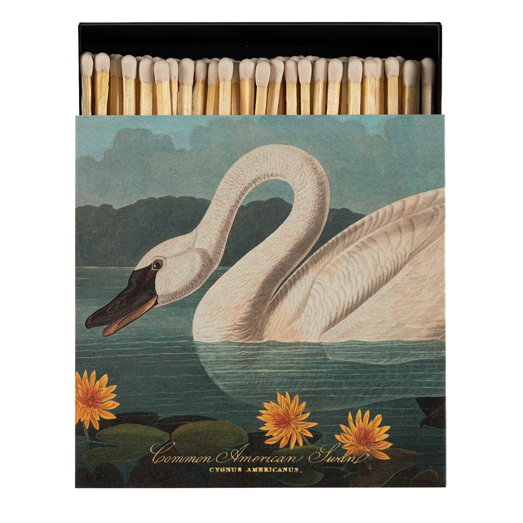 "Schwan' Streichhölzer, quadratisch