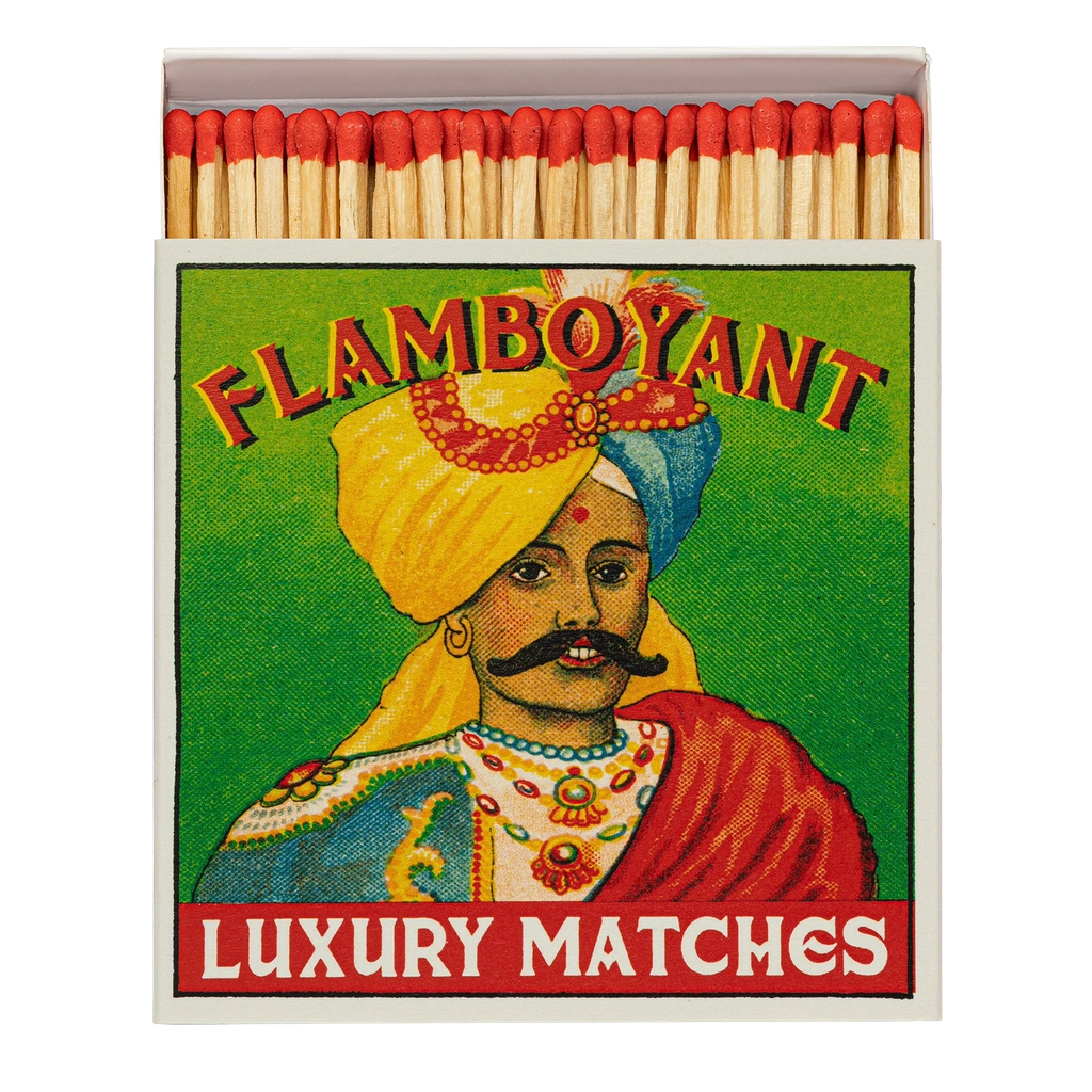 " Mr Flamboyant ' Streichhölzer, quadratisch