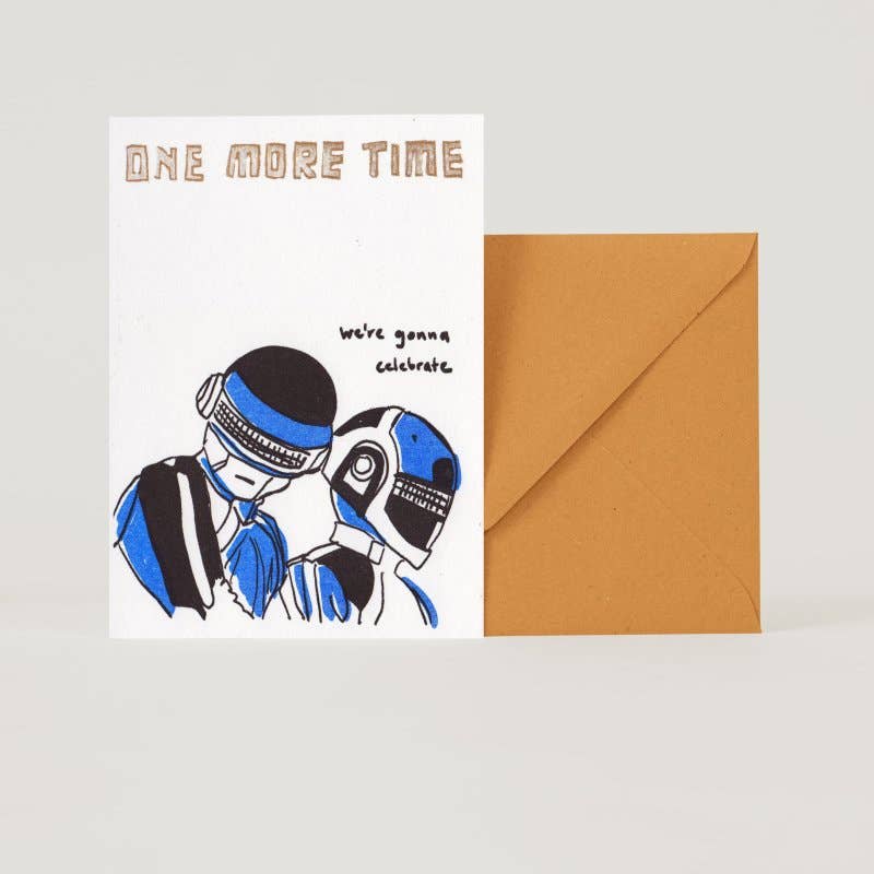 "One More Time" Klappkarte