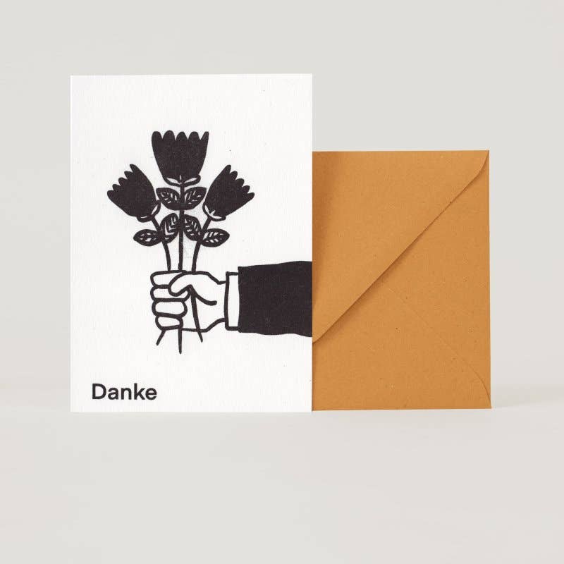 "Danke" Klappkarte