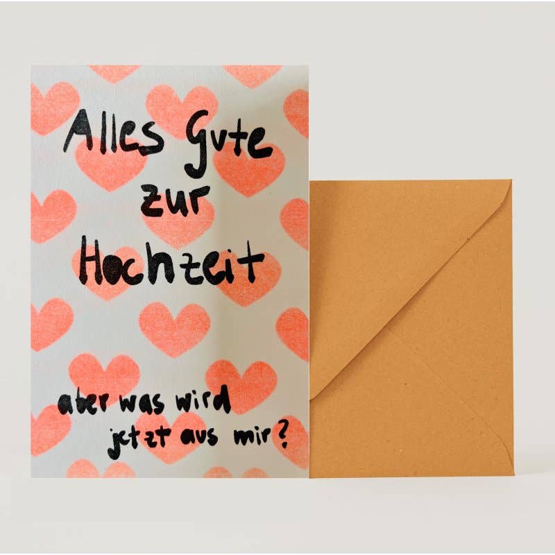 "Hochzeit" Klappkarte
