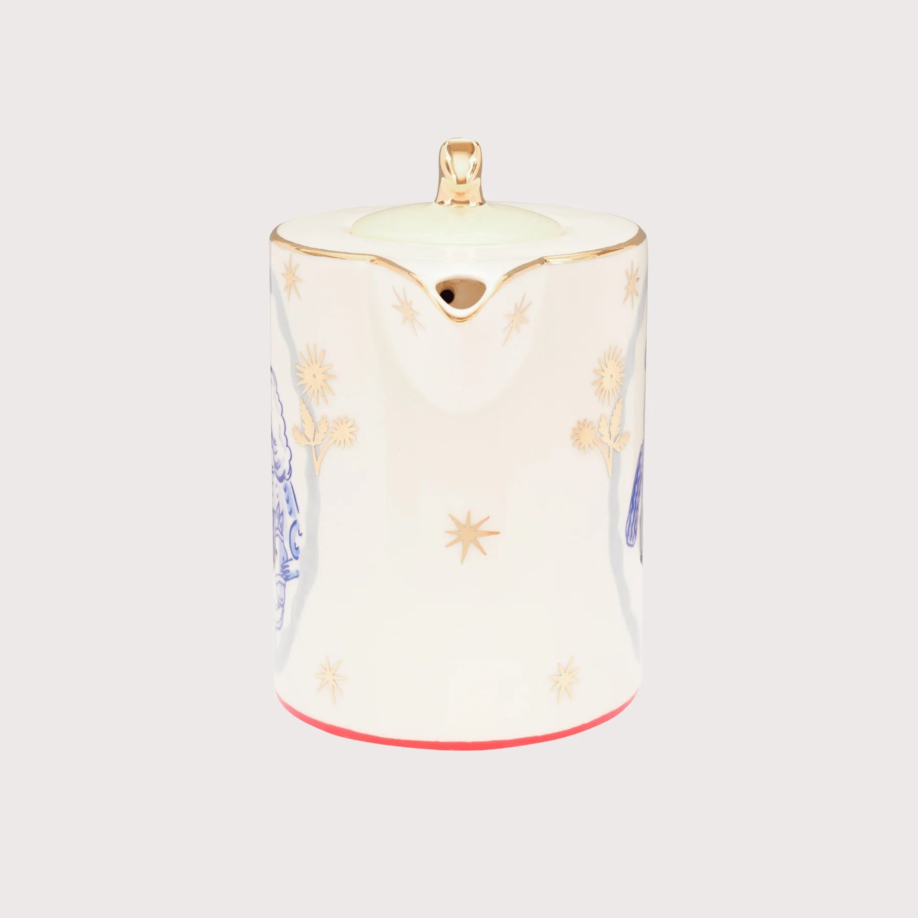 Gunia Project Horseman Teapot – handbemalte Keramikteekanne mit Reitermotiv