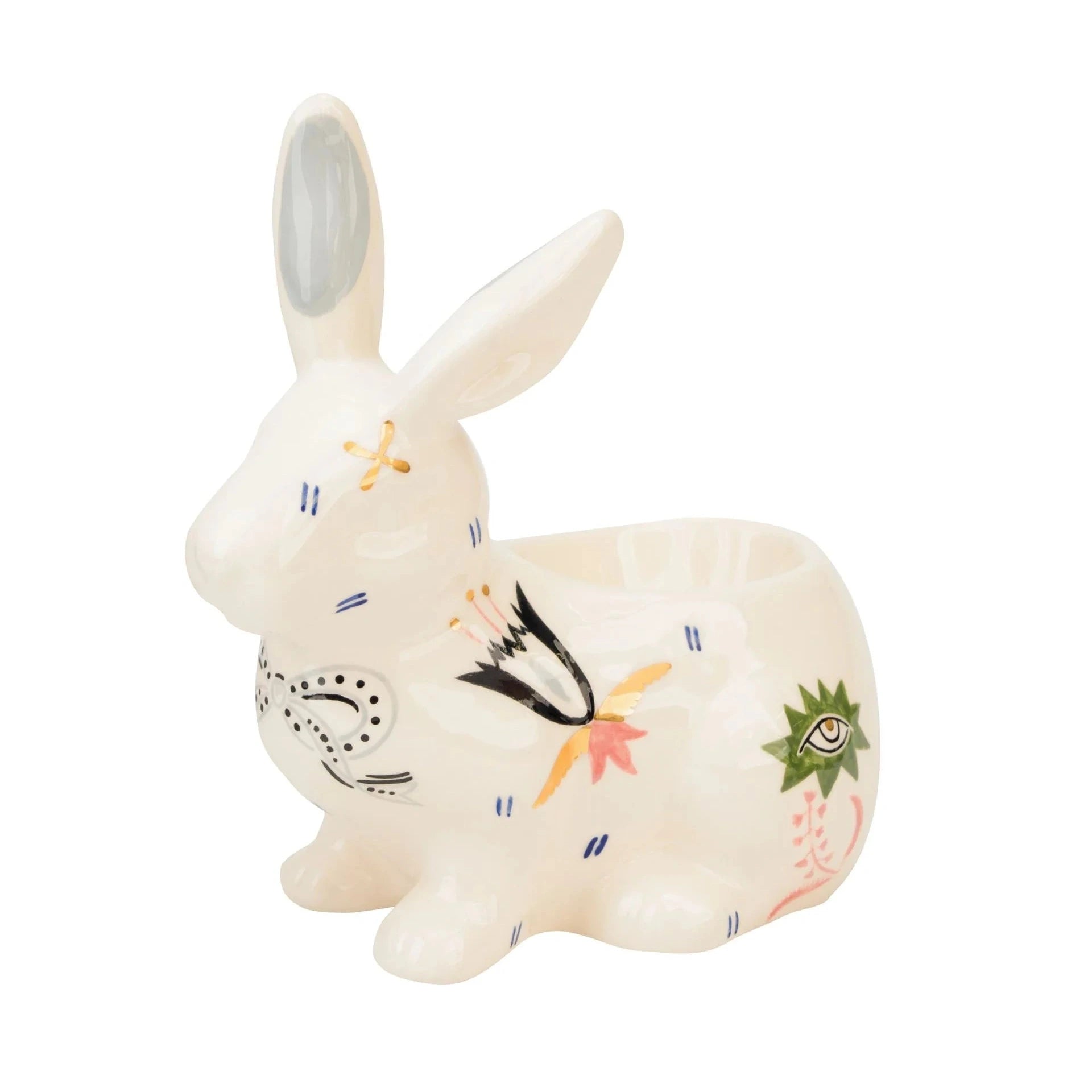 Gunia Project Candle Rabbit Naïve – Duftkerze in Hasenform, handgefertigte Keramik