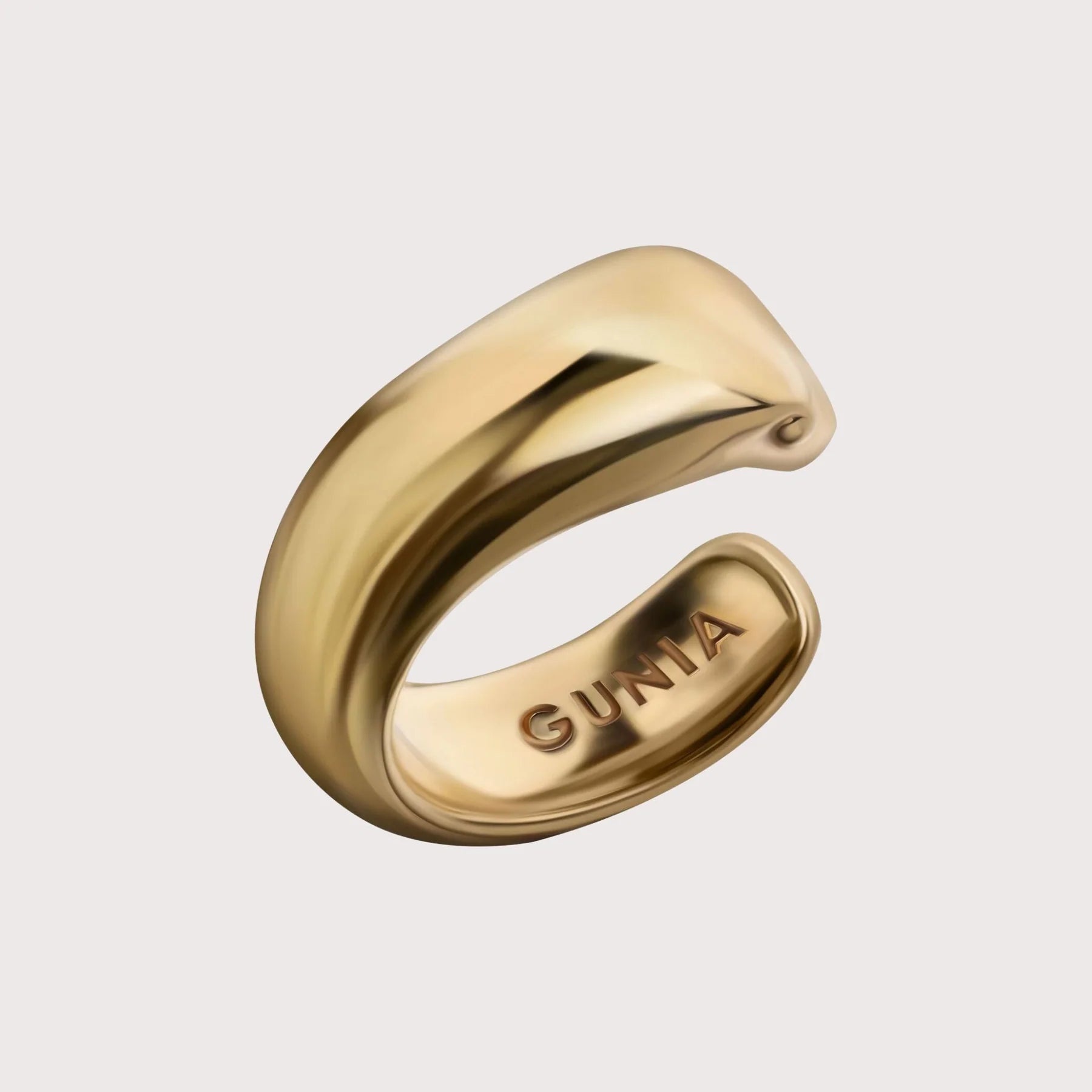 Gunia Project Tira Ear Cuff – Ohrclip aus Silber 925, vergoldet