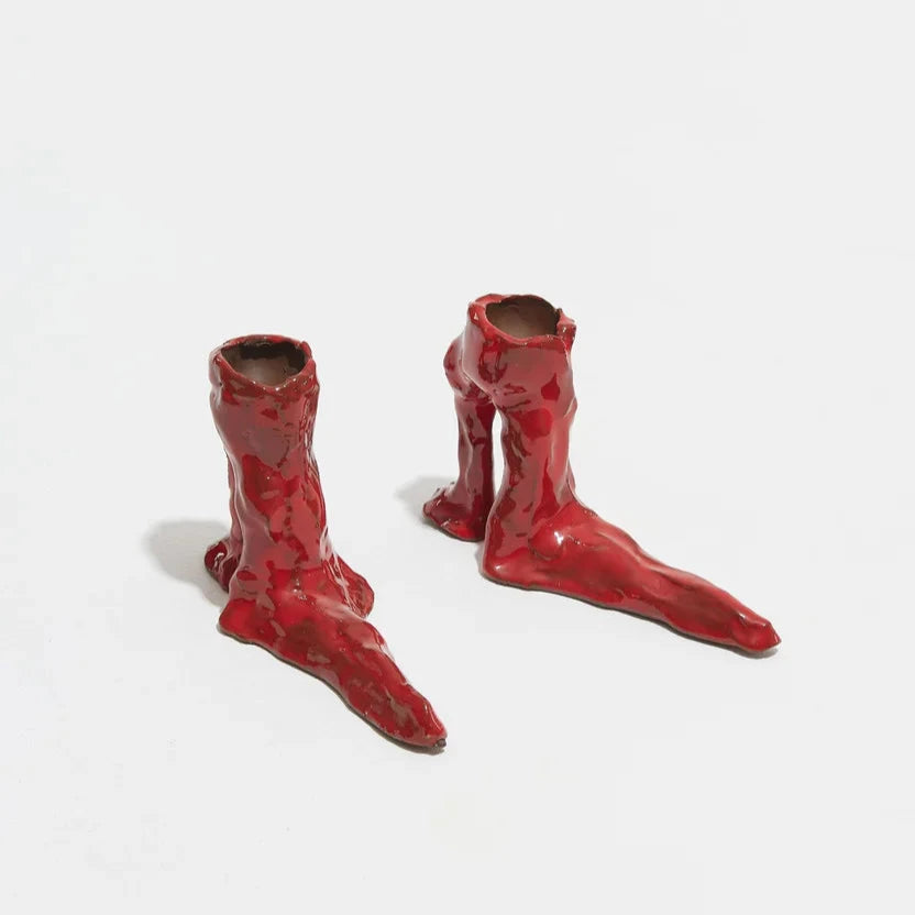 'High Heels' Kerzenhalter, rot | Hot Legs