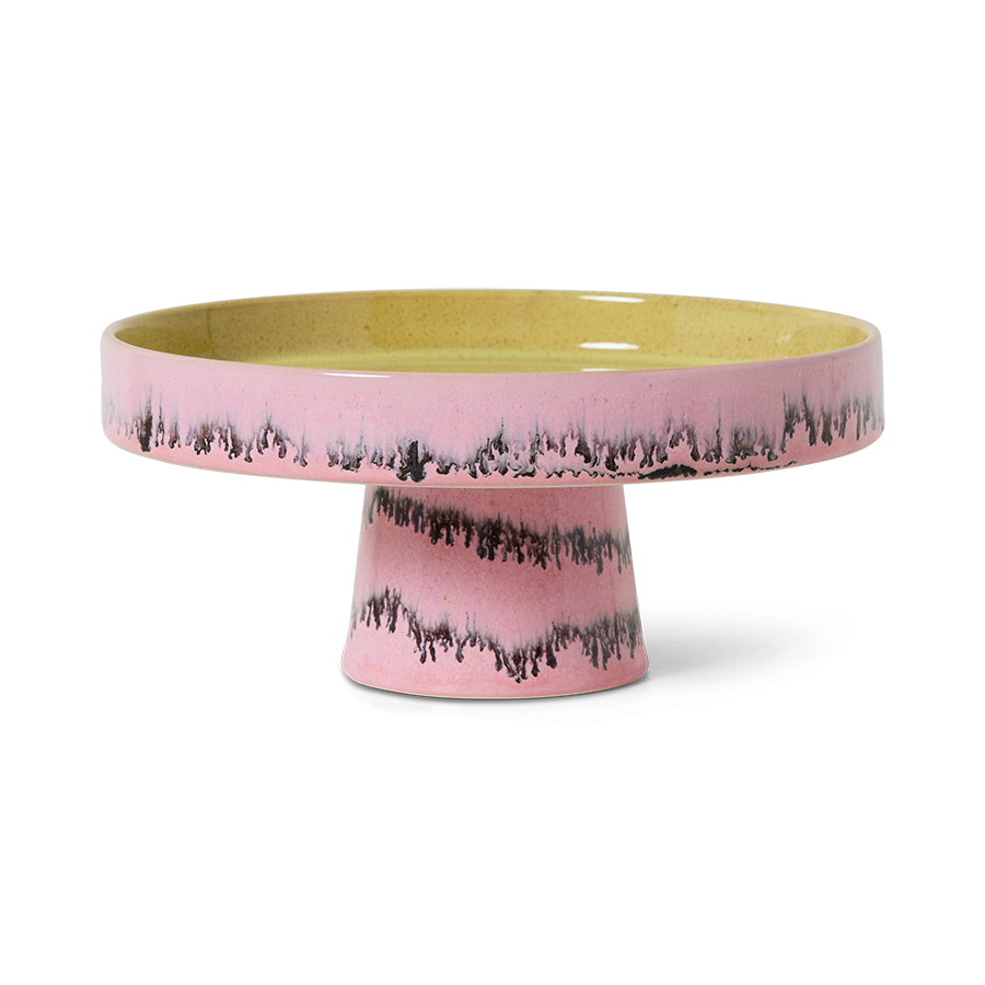 70s Ceramics Schale auf Sockel, Bubble | HK Living