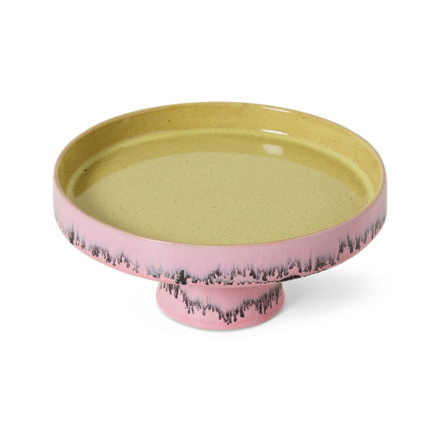 70s Ceramics Schale auf Sockel, Bubble | HK Living