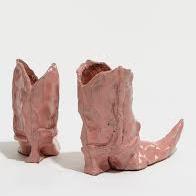 Hot Legs Keramik Kerzenständer in Cowboy Boots-Form, rosa  | Laura Welker
