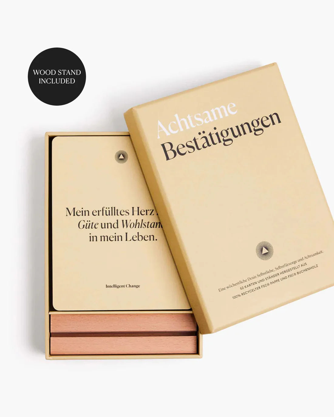 'Achtsame Bestätigungen' Affirmationskarten, deutsch | Intelligent Change