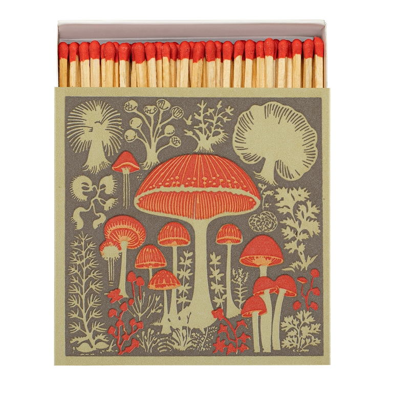 "Mushrooms' Streichhölzer, quadratisch